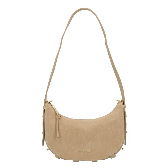 Hey Marly Lifetime Sister Suede Shoulder Bag Leather 25 cm