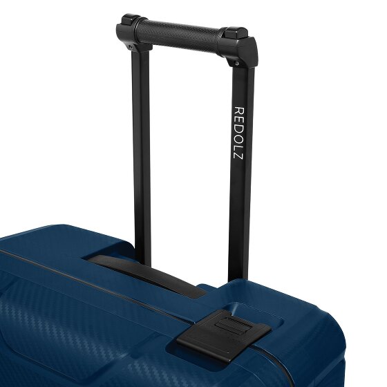 Redolz Essentials 15 4-wheel Cabin suitcase, 55 cm, with Three-Point Lock