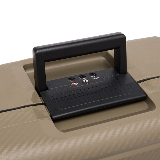 Redolz Essentials 15 4-wheel suitcase set 3-piece with three-point closure