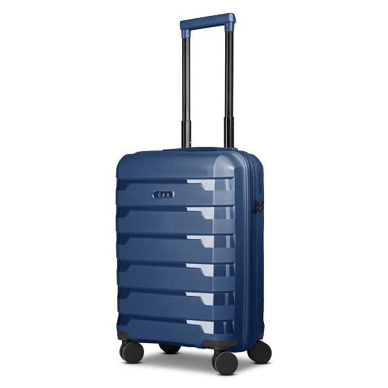 d&n South Dakota 4 wheels Cabin trolley S 56 cm with expansion pleat