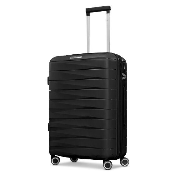 Franky London 4 wheels Trolley M 65 cm with expansion pleat