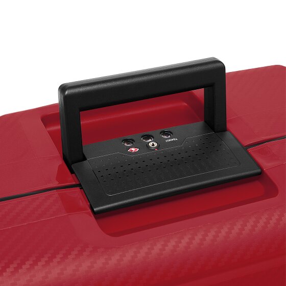 Redolz Essentials 15 4-wheel suitcase set 3-piece with three-point closure