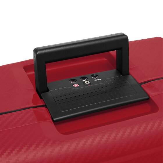 Redolz Essentials 15 4-wheel suitcase set 3-piece with three-point closure