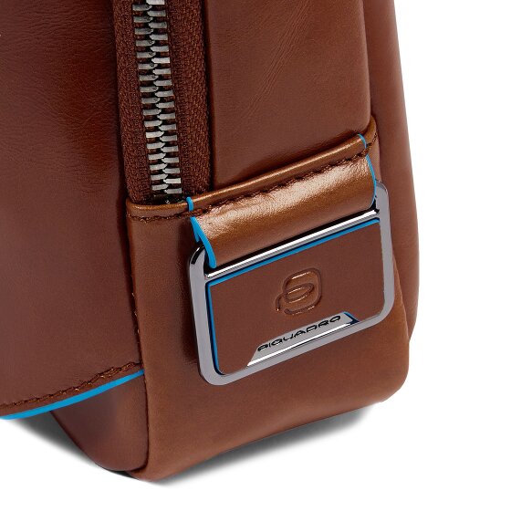 Piquadro Blue Square Shoulder bag RFID protection Leather 25 cm