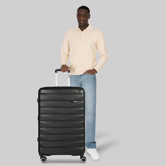 Bench Paris 4 wheels Trolley L 76 cm with expansion pleat