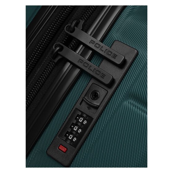 Police London 4 wheels Suitcase set 3-piece Expandable