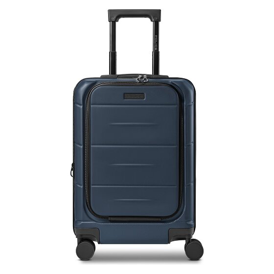 Police London 4 wheels Cabin suitcase 55 cm Laptop compartment Expandable