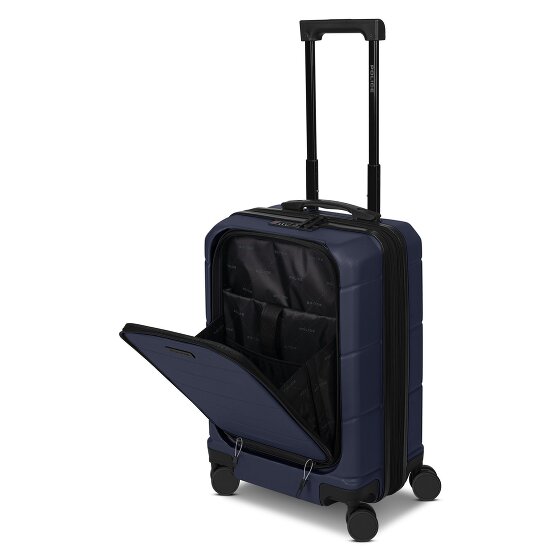 Police London 4 wheels Cabin suitcase 55 cm Laptop compartment Expandable