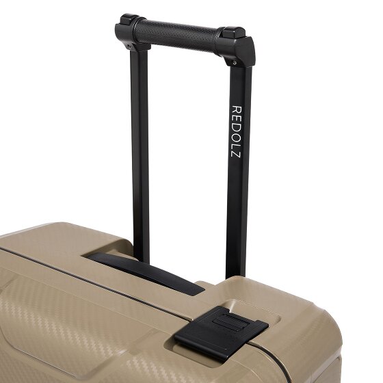 Redolz Essentials 15 4-wheel Cabin suitcase, 55 cm, with Three-Point Lock