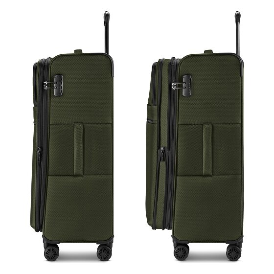 Bugatti Valencia Soft 4 wheels Trolley L 75 cm with expansion pleat