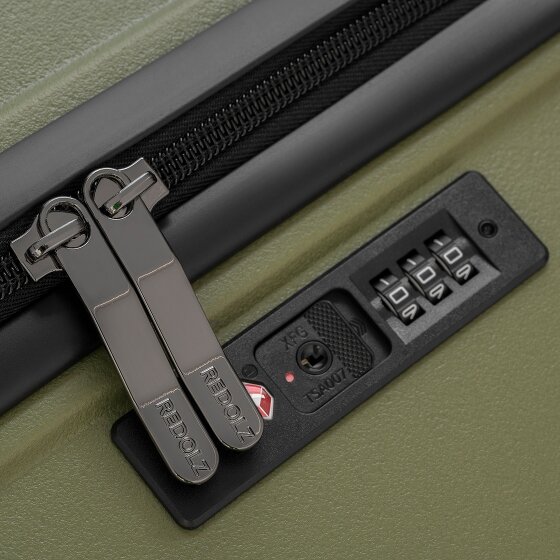 Redolz Essentials 05 3-SET 4 wheels Suitcase set 3-piece