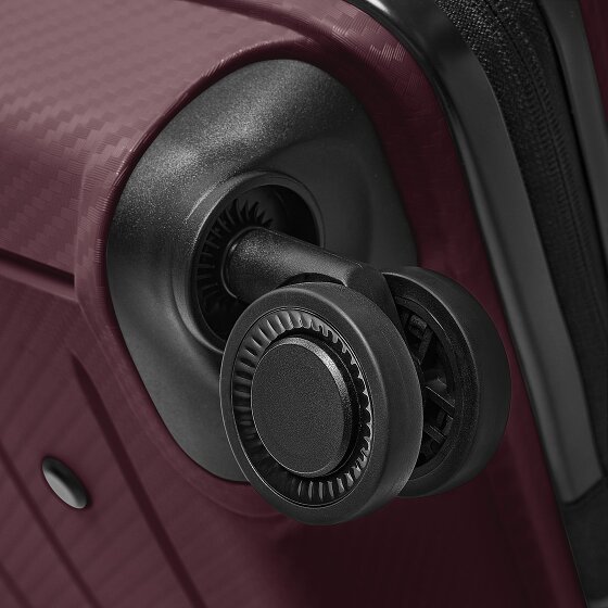 Redolz Essentials 17 4-wheel cabin trolley 55 cm soft-pocket laptop compartment