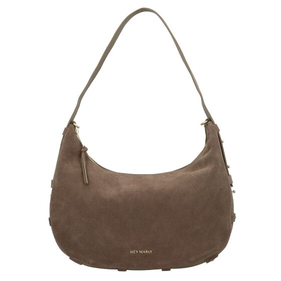 Hey Marly Lifetime Sister Suede Shoulder Bag M Genuine Leather 35.5 cm