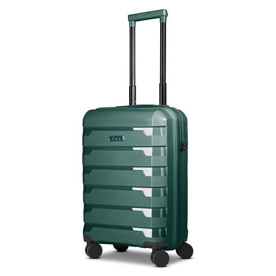 d&n South Dakota 4 wheels Cabin trolley S 56 cm with expansion pleat