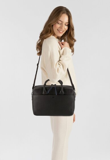 Braun Büffel Novara Briefcase Leather 42 cm Laptop compartment