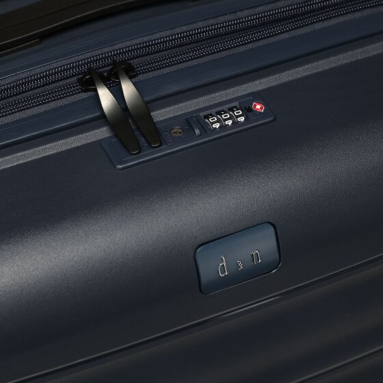 d&n Travel Line 4700 4 wheels Suitcase set 3-piece with expansion pleat