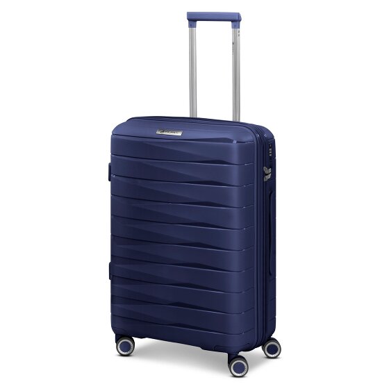 Franky London 4 wheels Trolley M 65 cm with expansion pleat