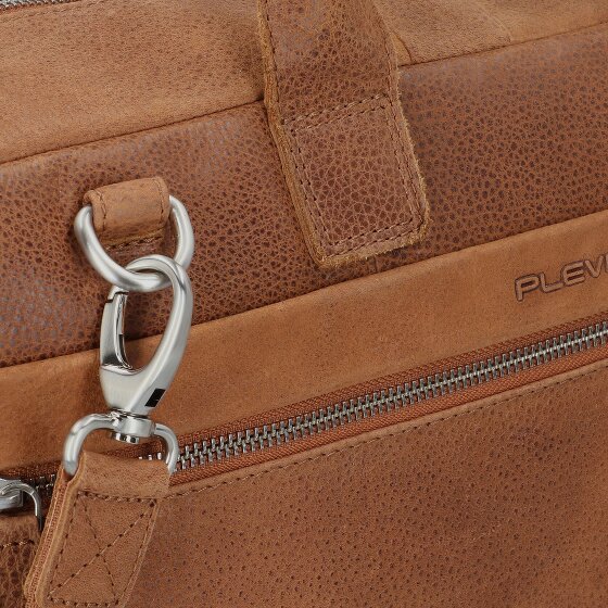 Plevier Urban Briefcase Leather 43 cm Laptop compartment