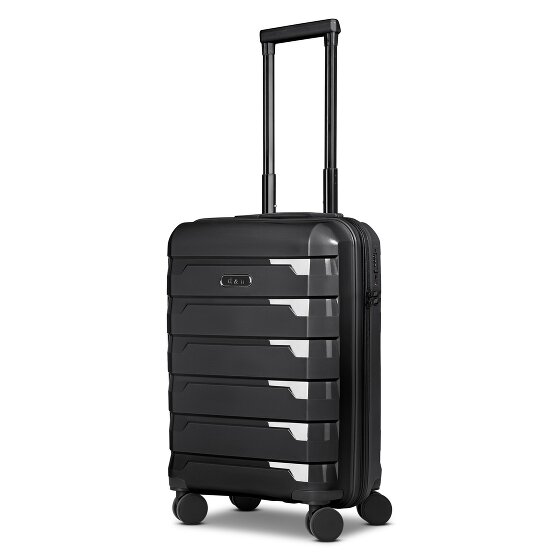 d&n South Dakota 4 wheels Cabin trolley S 56 cm with expansion pleat