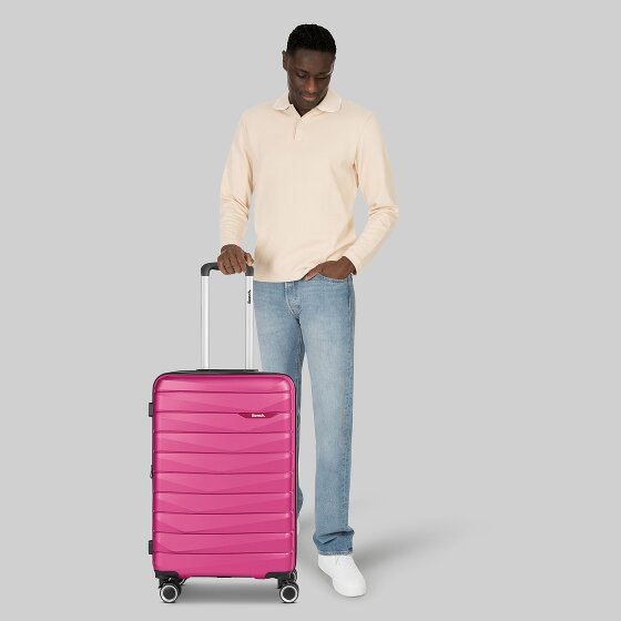 Bench Paris 4 wheels Trolley M 66 cm with expansion pleat