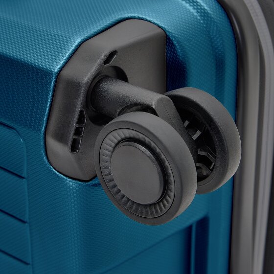 Pactastic Collection 01 4-wheel suitcase set, 3 pieces, with expansion fold