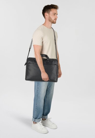 Piquadro S86 Briefcase Leather 42 cm Laptop compartment