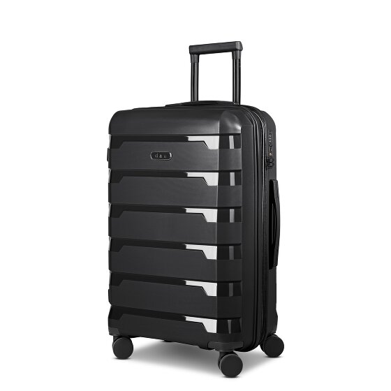 d&n South Dakota 4 wheels Suitcase set 3-piece with expansion pleat