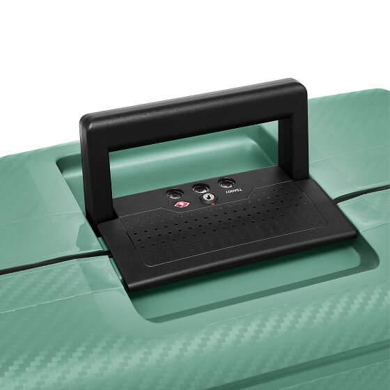 Redolz Essentials 15 4-wheel suitcase set 3-piece with three-point closure