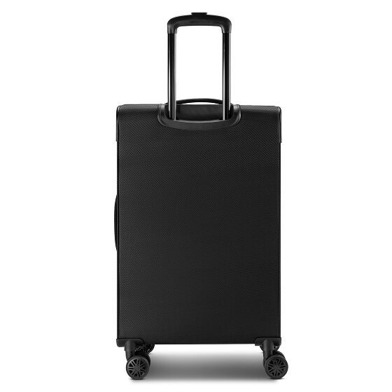 Bugatti Valencia Soft 4 wheels Suitcase set 3-piece with expansion pleat