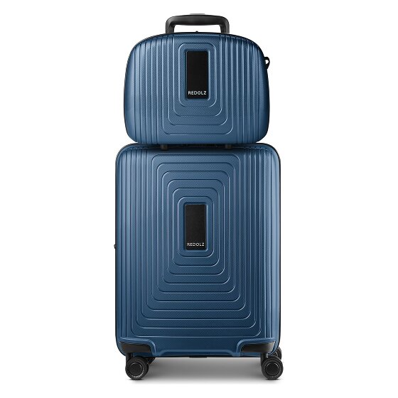Redolz Essentials 14 suitcase set 2 pcs. cabin trolley with stretch fold & beauty case