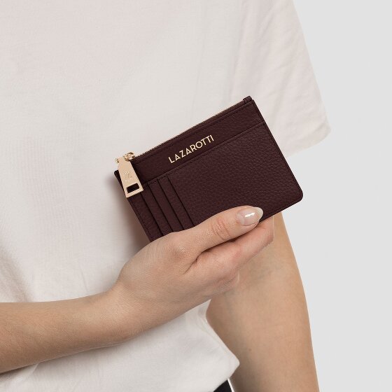 Lazarotti Bologna Leather key case leather 11.5 cm with air tag compartment