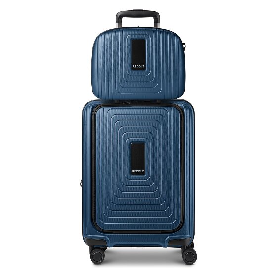 Redolz Essentials 14 suitcase set 2 pcs. cabin trolley with stretch fold + beauty case