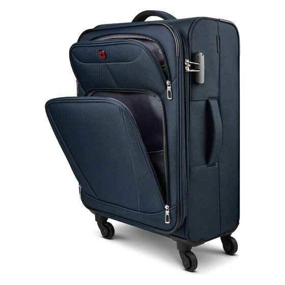Wenger Beaumont 4-wheel Suitcase Set (S+L) expandable gusset