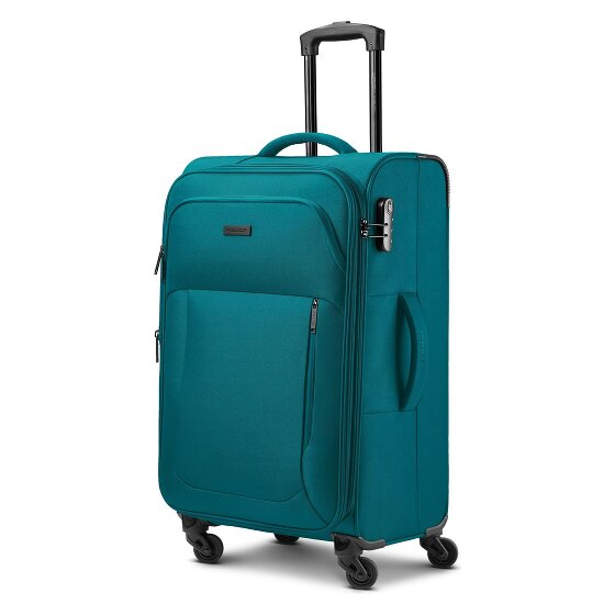 Police San Francisco 4 wheels Suitcase set 3-piece Expandable