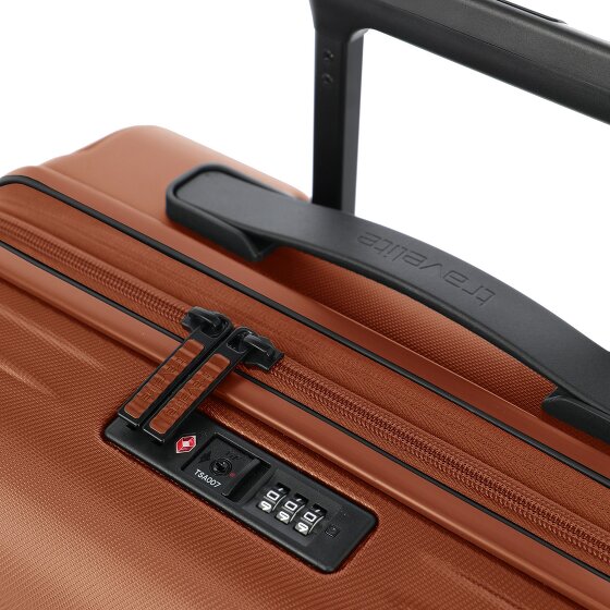 Travelite Dynamiic 4 wheels Trolley 66 cm with expansion pleat