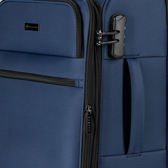 Bugatti Valencia Soft 4 wheels Trolley L 75 cm with expansion pleat