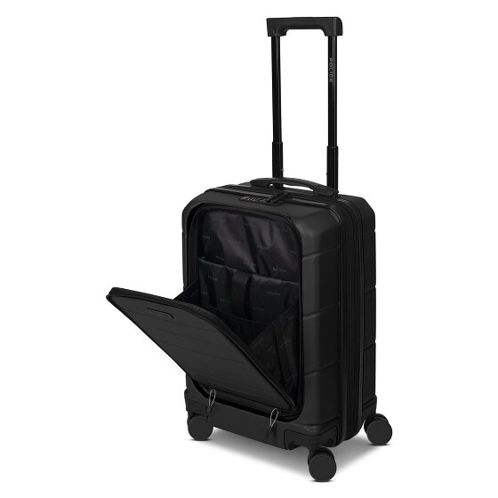 Police London 4 wheels Cabin trolley 55 cm Laptop compartment with expansion pleat