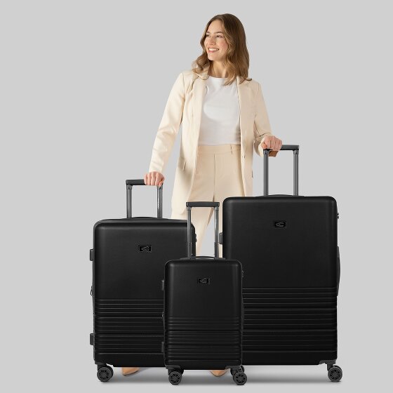 camel active Hanoi 4 wheels Suitcase set 3-piece with expansion pleat