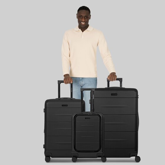 Police London 4 wheels Suitcase set 3-piece with expansion pleat