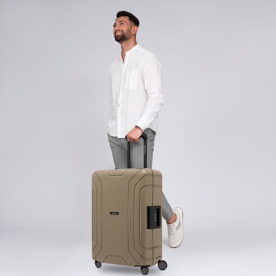 Redolz Essentials 15 4-wheel trolley 65 cm with three-point closure