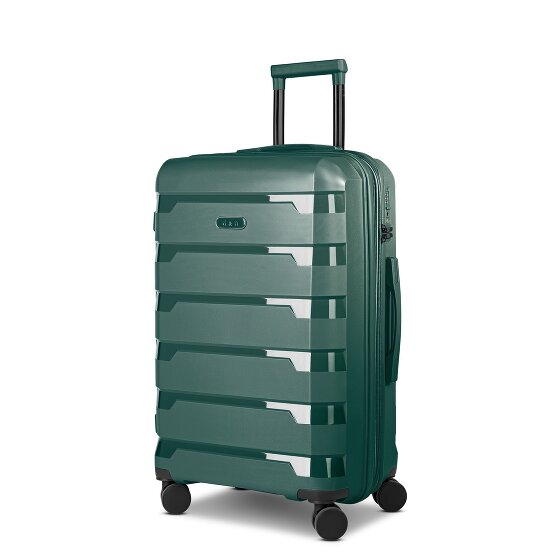 d&n South Dakota 4 wheels Suitcase set 3-piece with expansion pleat