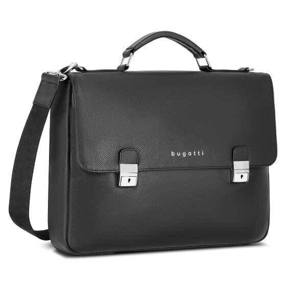 Bugatti Valencia briefcase RFID leather 40 cm laptop compartment Bugatti Valencia briefcase RFID leather 40 cm laptop compartment