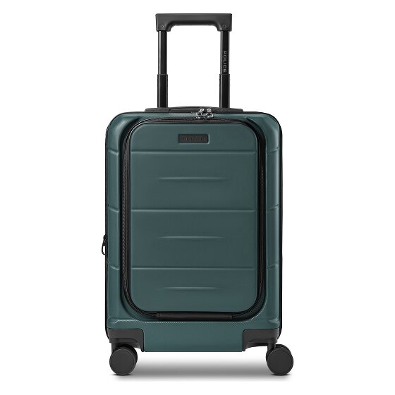 Police London 4 wheels Cabin suitcase 55 cm Laptop compartment Expandable
