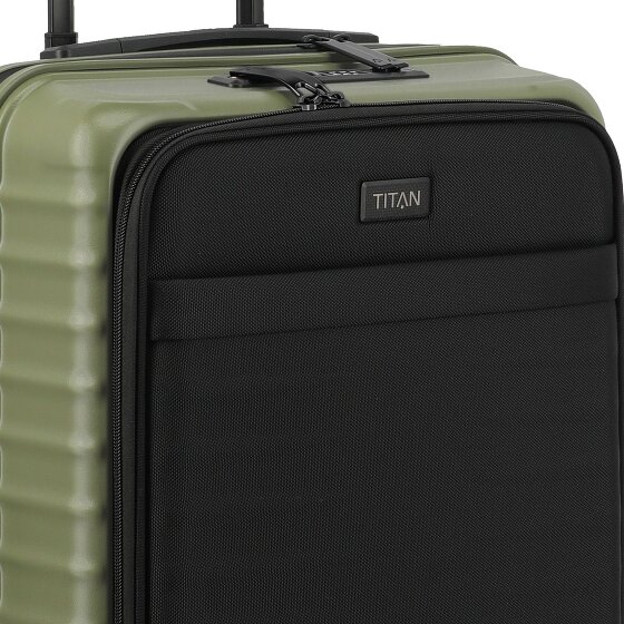 Titan Upgrade 4 wheels Cabin trolley 55 cm Laptop compartment