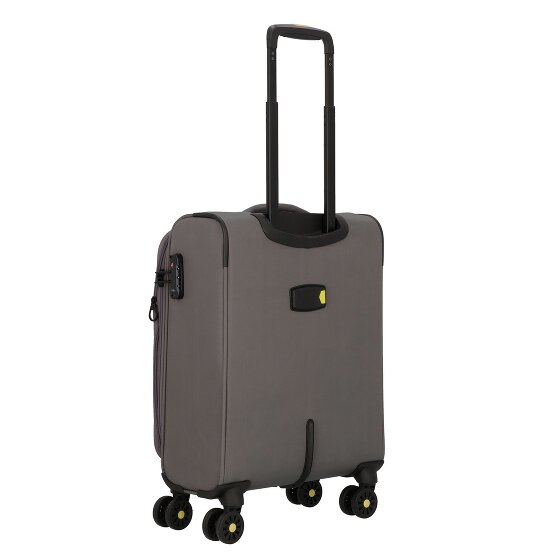 d&n Travel Line 9704 4 wheels Cabin trolley S 55 cm with expansion pleat
