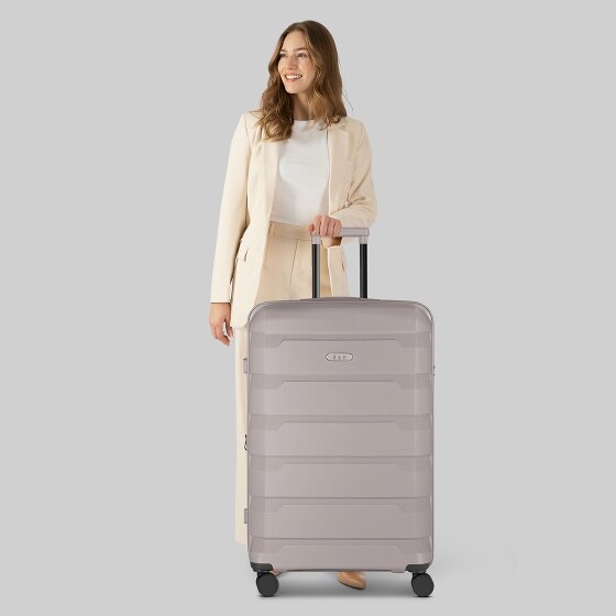 d&n South Dakota 4 wheels Trolley L 76 cm with expansion pleat