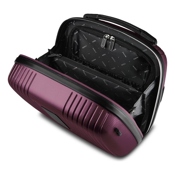 Redolz Essentials 14 4-wheel suitcase set + beauty case 4 pcs. with stretch fold
