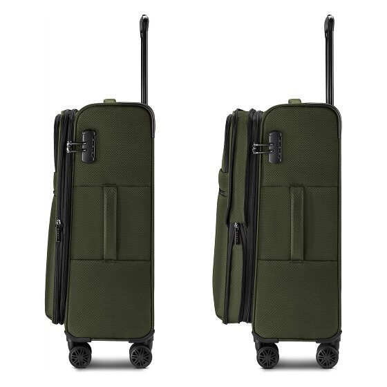 Bugatti Valencia Soft 4 wheels Trolley M 65 cm with expansion pleat