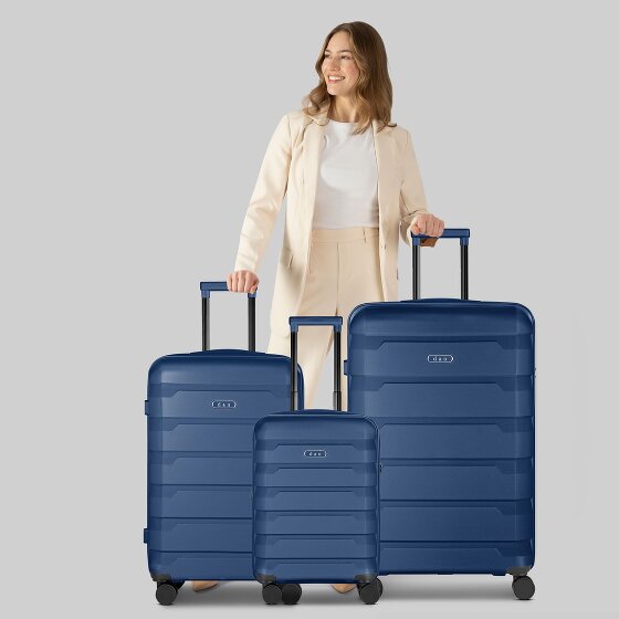 d&n South Dakota 4 wheels Suitcase set 3-piece with expansion pleat