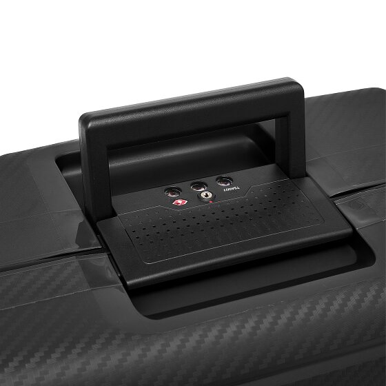 Redolz Essentials 15 4-wheel suitcase set 3-piece with three-point closure